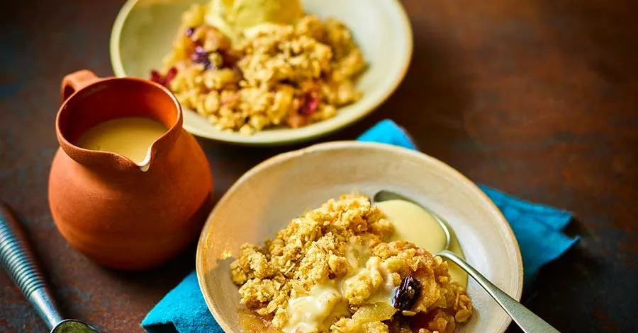 Air Fryer Bramley Apple Crumble