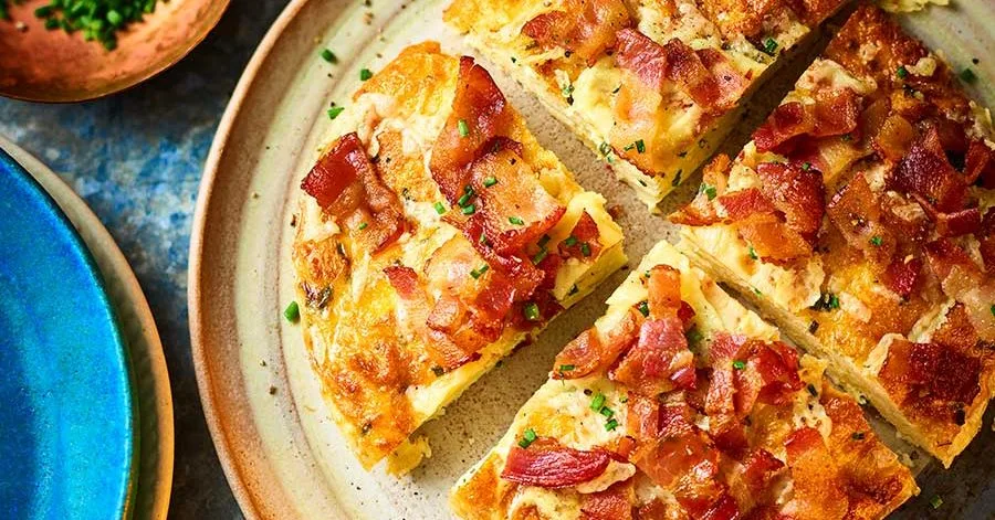 Air Fryer Bacon Cheddar Frittata