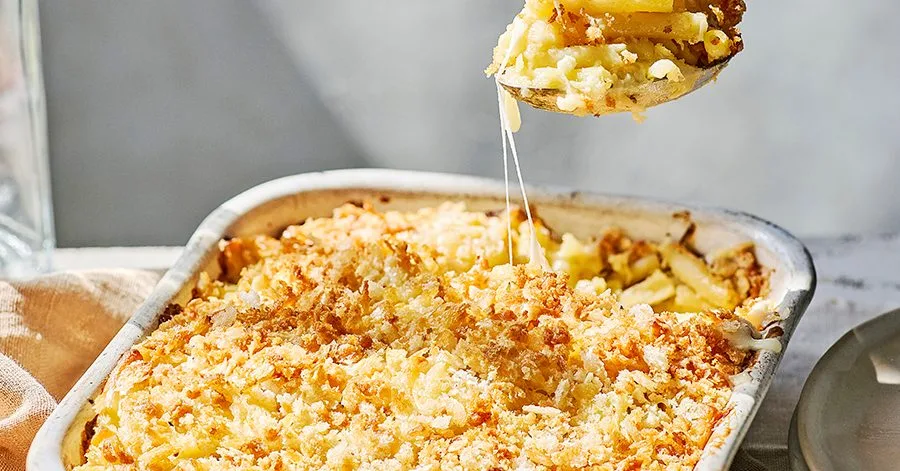 Макарони з сиром у аерофритюрі — хрустка класика