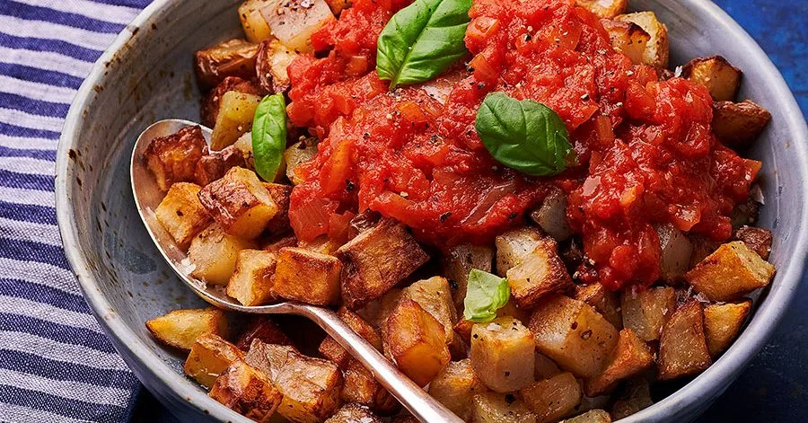 Patatas Bravas in Air Fryer — Crispy Spanish Tapas