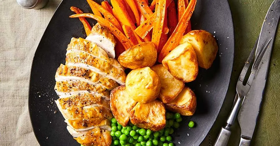 Traditional Sunday Dinner in an Air Fryer