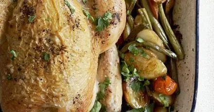 One-Pan Chicken with Potatoes and Green Beans