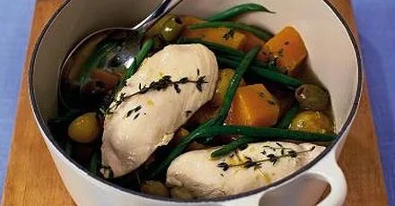 All-in-One Casserole: Chicken, Butternut Squash and New Potatoes