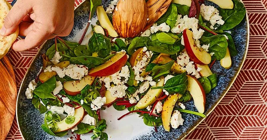 Red Apple and Feta Salad