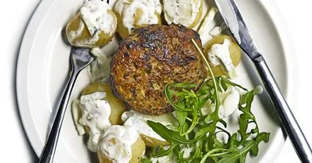 Apple Mustard Pork Burgers