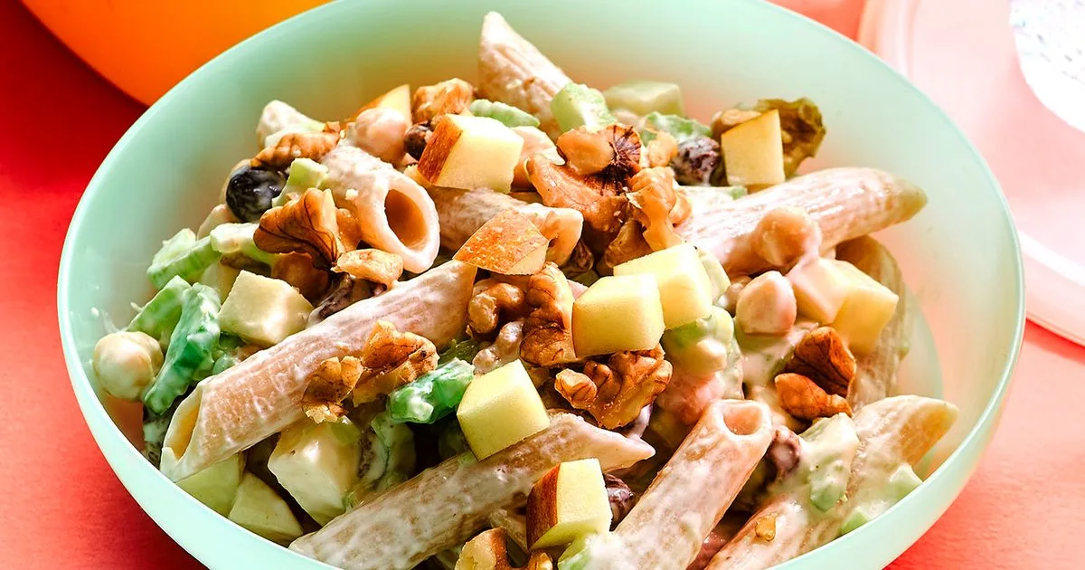 Apple, Penne and Walnut Salad
