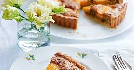 Apricot and Pistachio Frangipane Tart