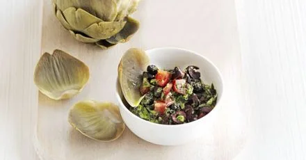 Artichokes in Herby Olive Sauce