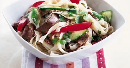 Beef and Rice Noodle Salad
