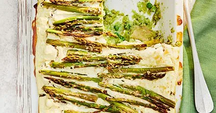 Asparagus and Broad Bean Lasagna