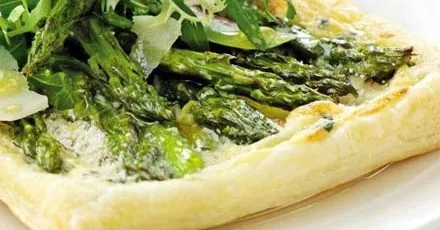 Asparagus in Puff Pastry with Parmesan
