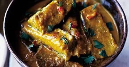 Eggplant Curry with Lemongrass and Coconut Milk