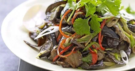 Eggplant and Black Bean Salad