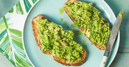 Avocado Toast with Creamy Avocado and Chili