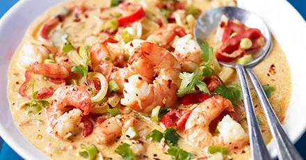 Brazilian-style Moqueca with Prawns