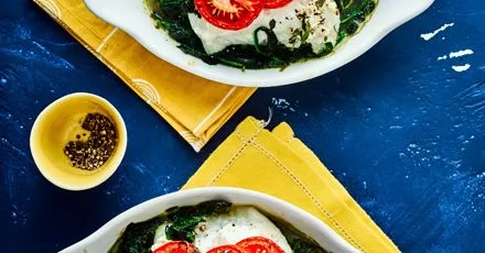 Baked Cod with Goat Cheese and Thyme