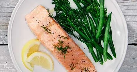 Baked Salmon with Herbs and Lemon