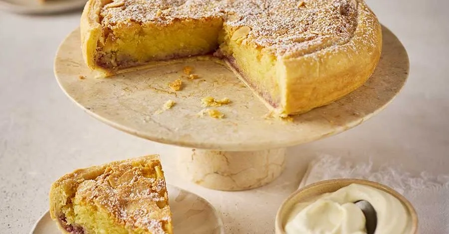 Warm Bakewell Pudding