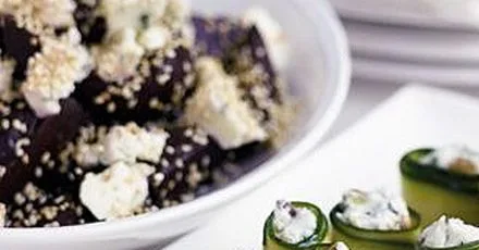 Beetroot in Balsamic Sauce with Roquefort