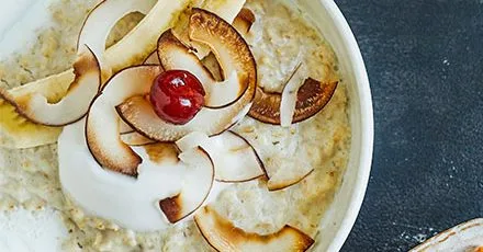 Tropical Banana “Colada” Topping – the perfect addition to oatmeal