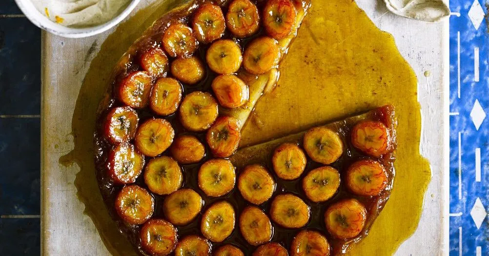 Banana Tarte Tatin with Caramel