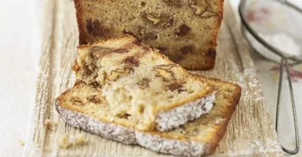 Banana Walnut Chocolate Chip Loaf
