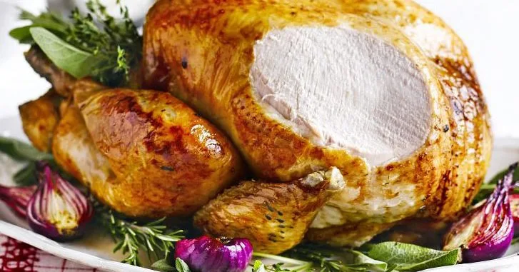 Roast Turkey with Bay, Bacon and Make-Ahead Gravy