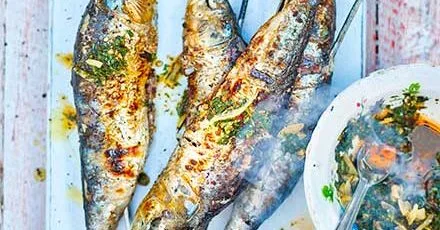 BBQ Sardines with Aromatic Chermoula
