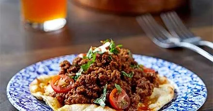 Naan with beef drippings