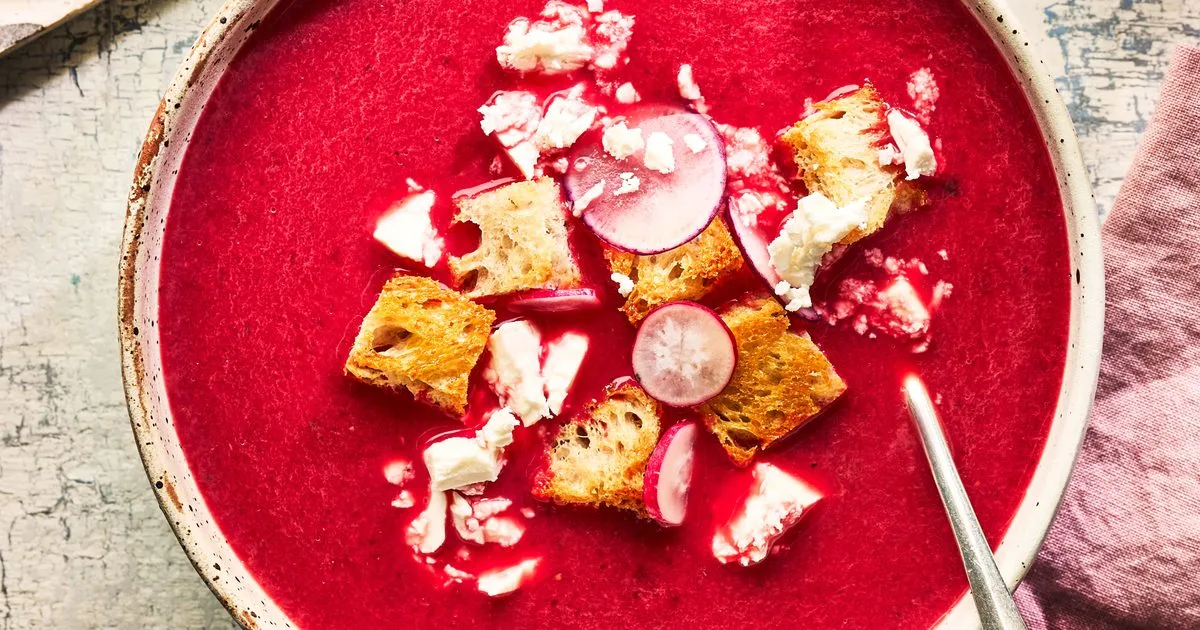 Light beetroot soup