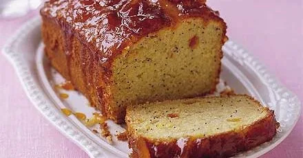 Bitter orange & poppy seed cake