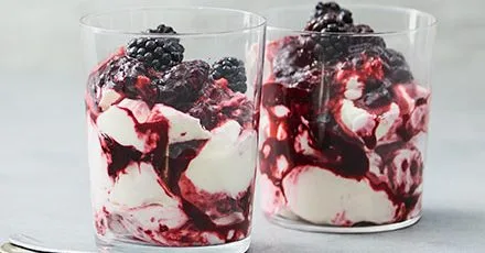 Blackberry and Lemon Fool