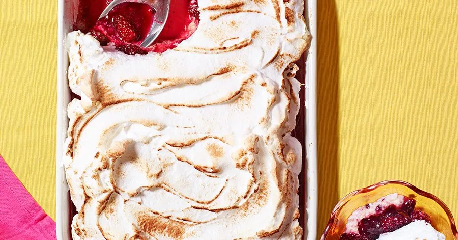 Blackberry Queen of Puddings