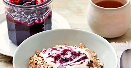 Blackcurrant compote