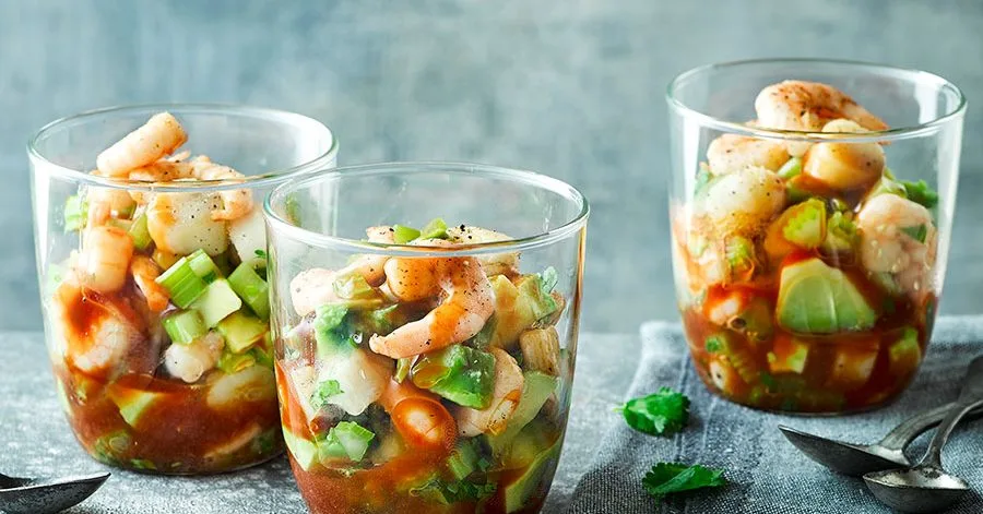 Bloody Mary Seafood Salad