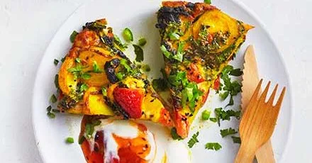 Bombay Potato Frittata