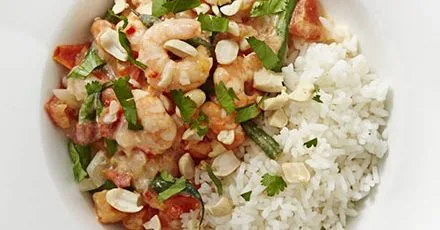 Brazilian prawn & coconut stew
