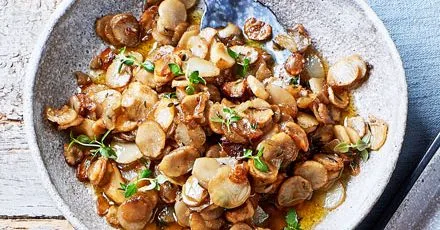 Buttered Jerusalem Artichokes