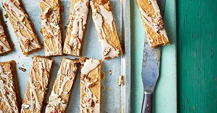 Butternut Bakewell Bars