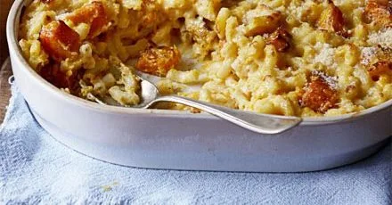 Butternut squash mac & cheese