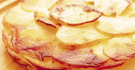 Layered potato cake