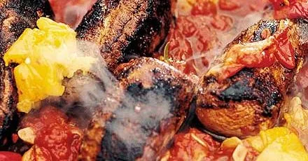 Cajun pork fillet & beer sauce