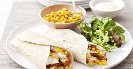 Каджунські індичі ролли зі сальсою з кукурудзи