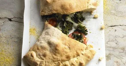 Calzone with greens