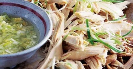 Cantonese steeped chicken