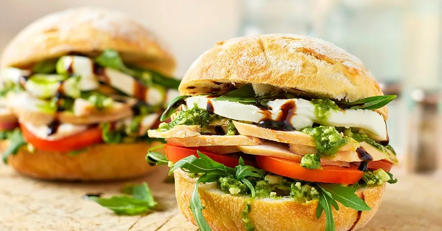 Caprese chicken sandwiches