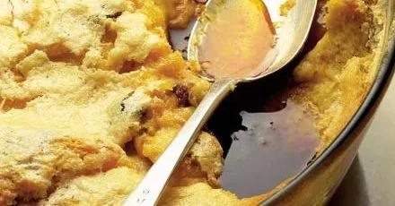 Caramel panettone pud