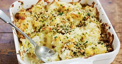 Quick cauliflower cheese