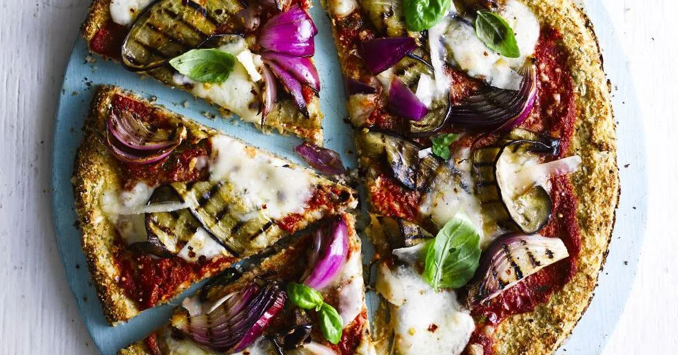 Cauliflower crust pizza