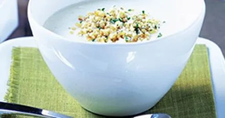 Cauliflower Polonaise soup